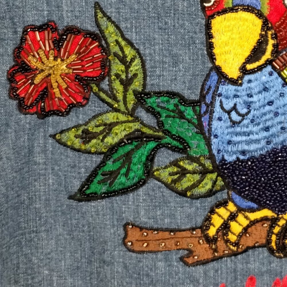 Chico's Anniversary Edition Denim Jacket Size 2/L - Picture 11 of 11